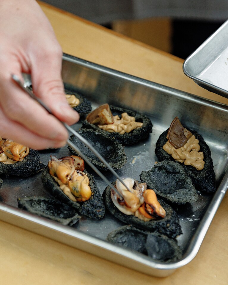 DNAに訴えかける貝料理。