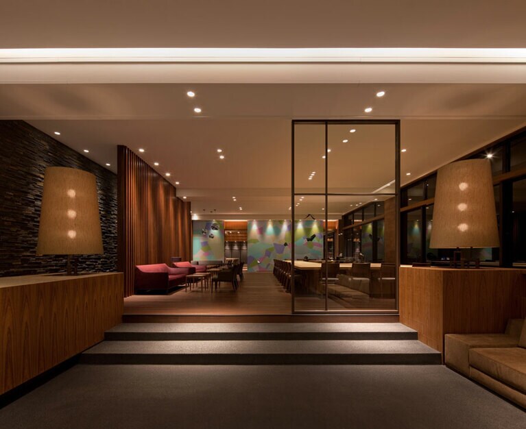 古湯温泉ONCRI／おんくり［佐賀／古湯温泉］ホテルロビー。