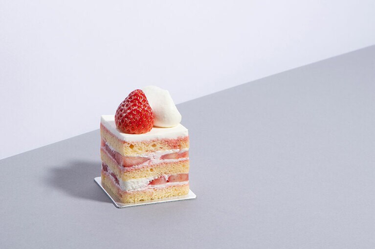 「ストロベリーショートケーキ」670円。