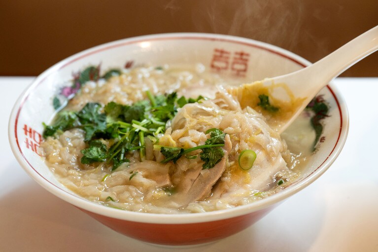 自家製発酵白菜の酸味が体に染み渡る……。