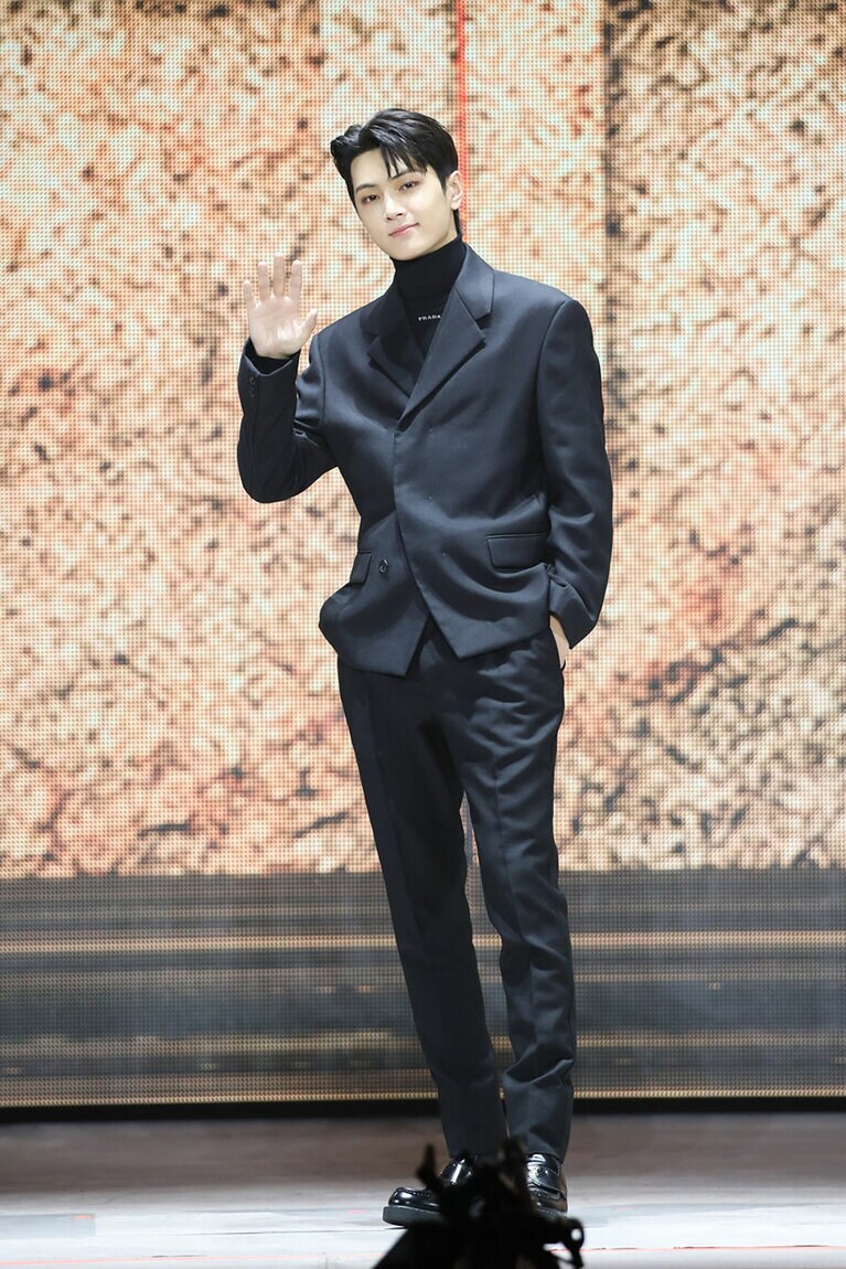 「『Karma』はENGENEの皆さんとコンサートで一緒に歌って楽しめたら」と語ったJAY。(P)&(C) BELIFT LAB Inc.