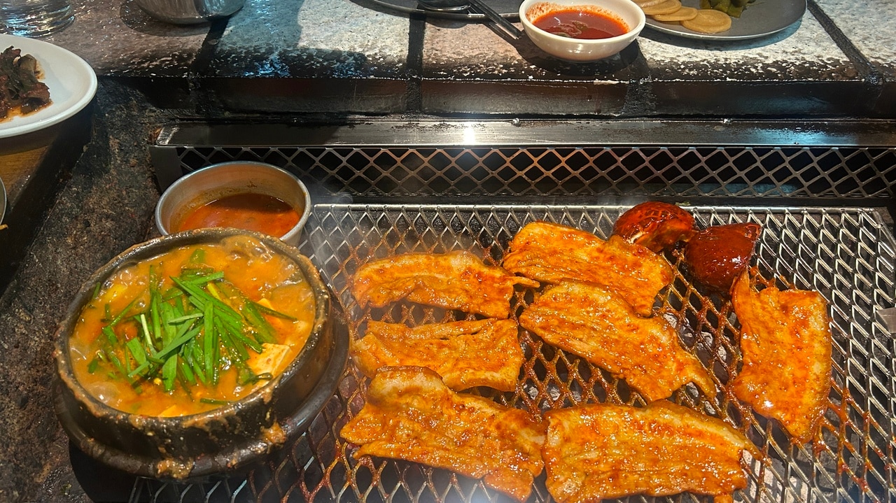 「コチュジャンヤンニョン焼」（160g）19,000ウォン。