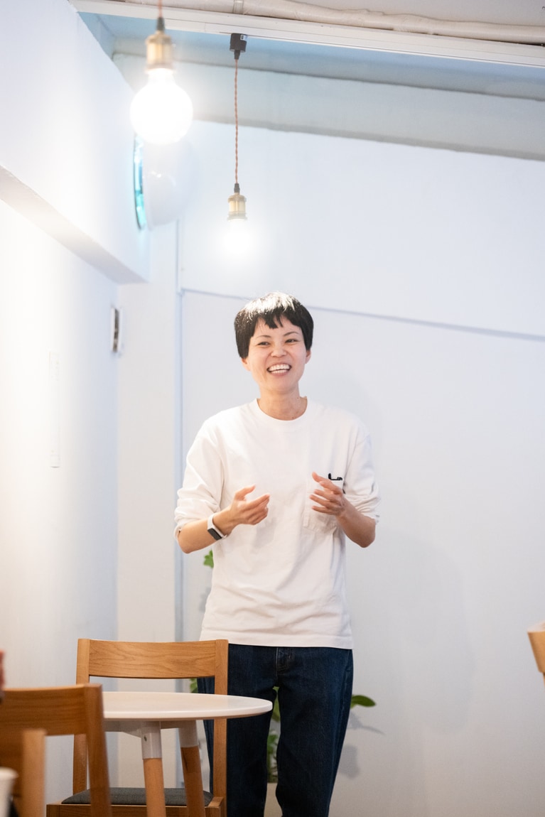 「沖縄の人が沖縄の食材を用いて、沖縄のお土産を作る。そうした当たり前のことをこの活動を通じて広げていきたい」と語る仲間さん。