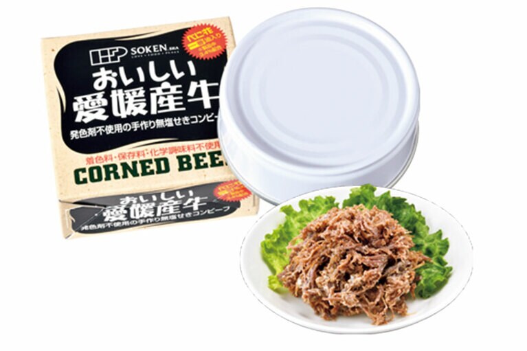 愛媛産牛 無塩せきコンビーフ 972円／創健社
