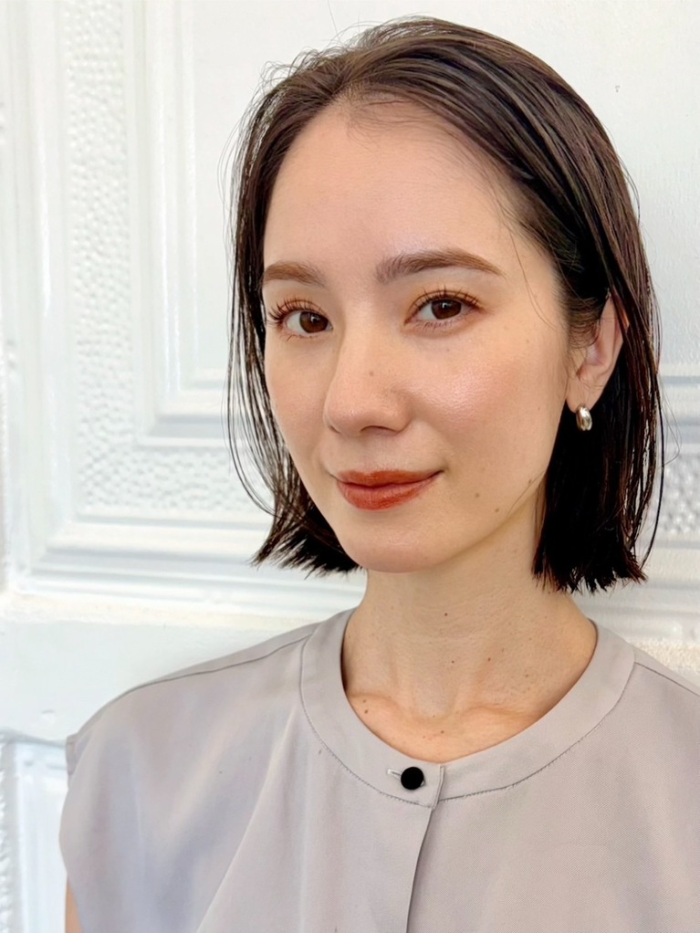 アレンジ自在なあご下ボブ。