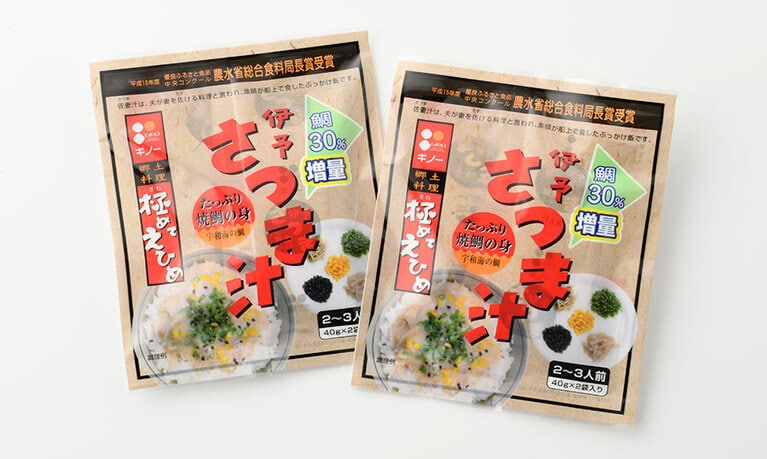 【愛媛県】伊予さつま汁 各305円(40g×2袋)。