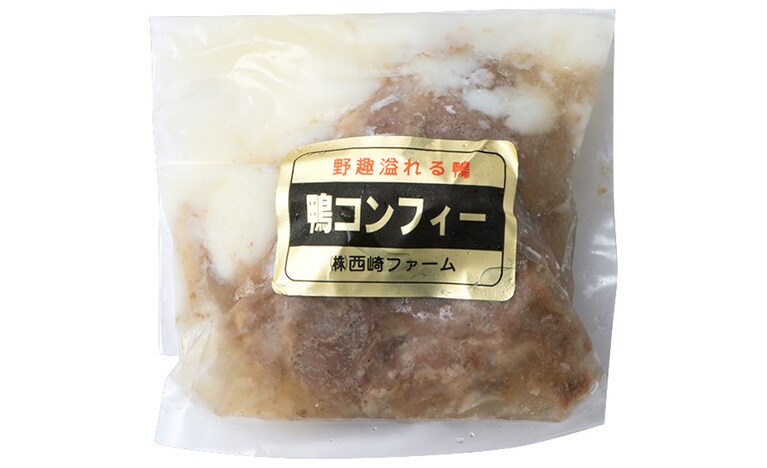 かすみ鴨もものコンフィ 約150g 780円／西崎ファーム