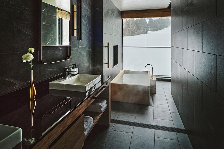 ANAインターコンチネンタル安比高原リゾート［岩手／安比高原］客室バスルーム。