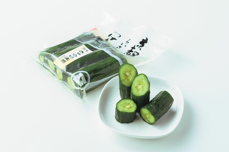 「きゅうり生姜」4本 540円（店頭販売価格）／京つけもの新町三宅