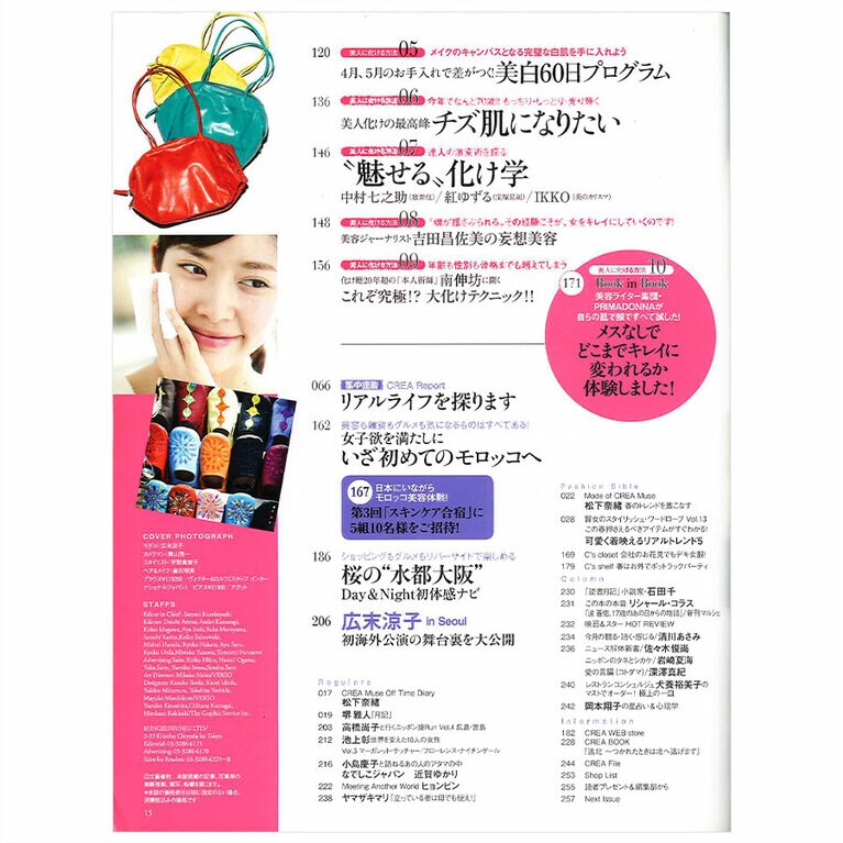 2013年4月号目次。