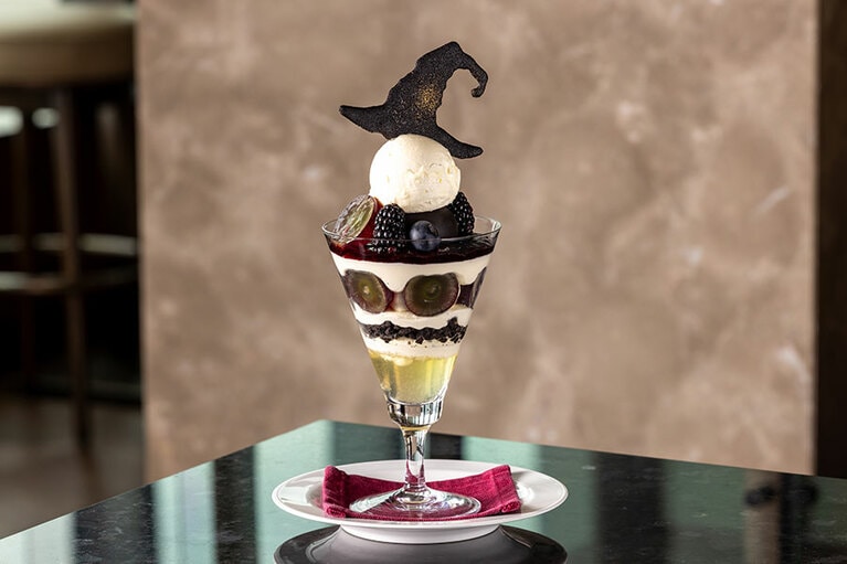 「ハロウィーンパフェ」3,400円（税・サ込）。