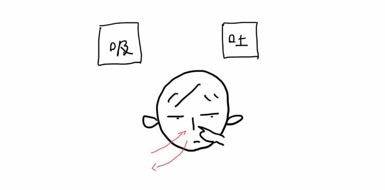 口呼吸歴が長いと、体も口呼吸用に出来あがっている。