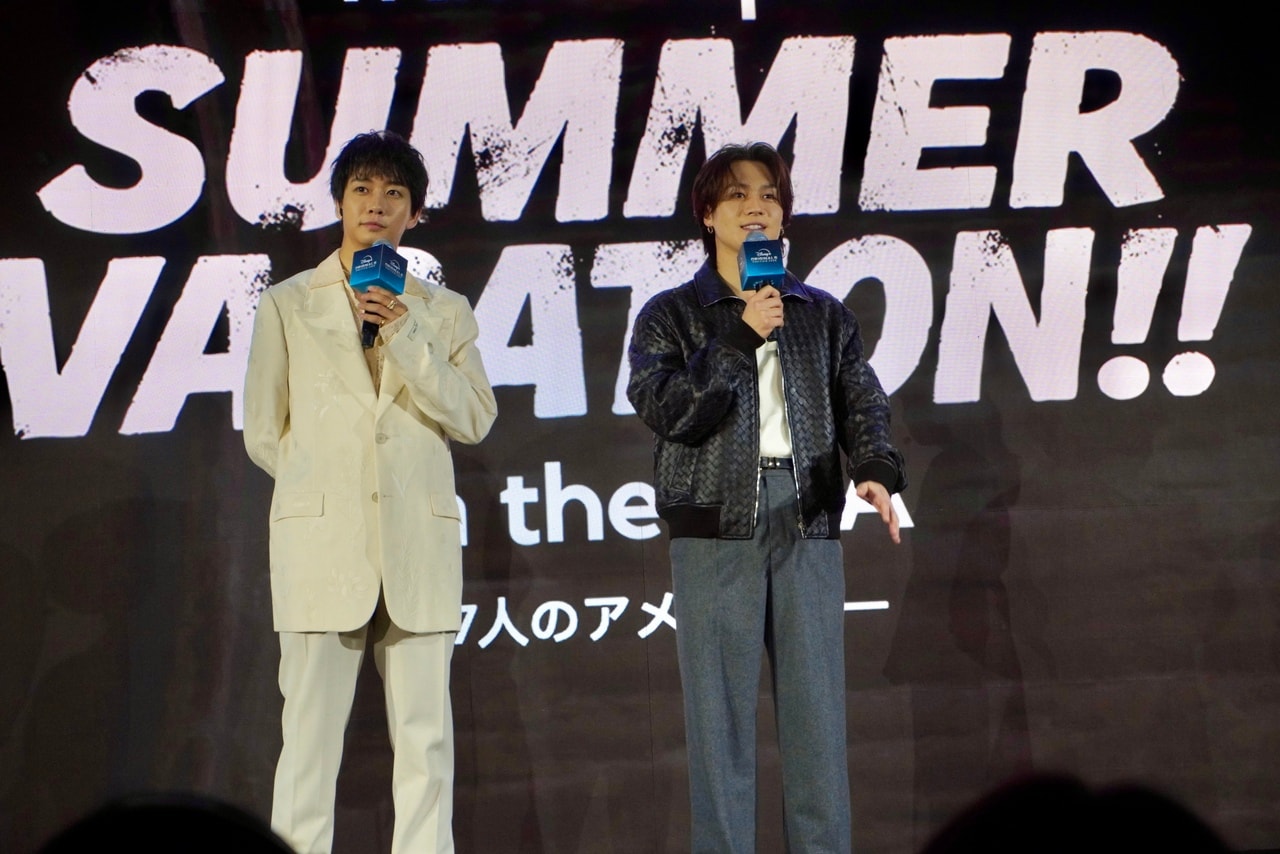 Travis Japanの松田元太と中村海人。