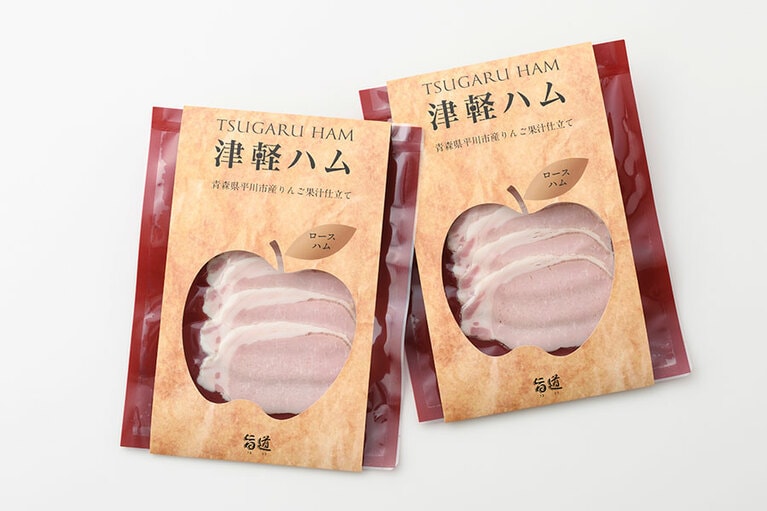 【青森県】りんごロースハムスライス(100g) 各600円／旨道