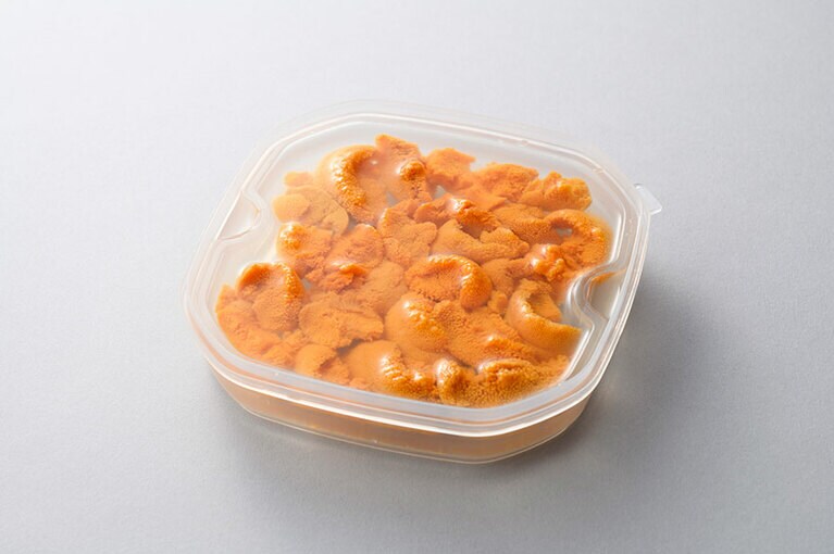 利尻・礼文産エゾバフンウニ 無添加生うに 塩水うに〈80g〉7,300円／うに屋むらかみ