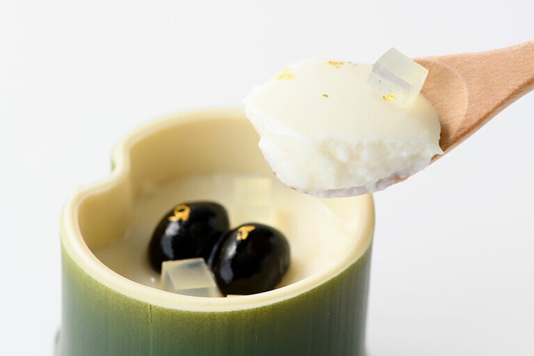 【奈良】たけひめ本店の「たけひめプリン」。