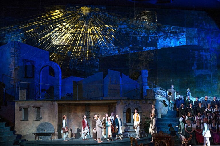 2015年に上演された「待降節」のステージ。