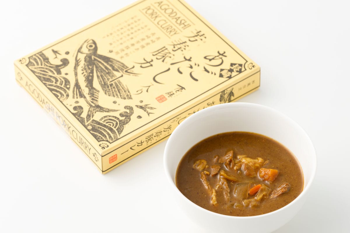 あごだし入り芳寿豚カレー 200g 648円／若宮水産