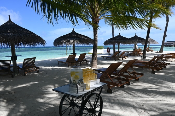 ひとつの島にひとつのリゾートが、モルディブの基本形。