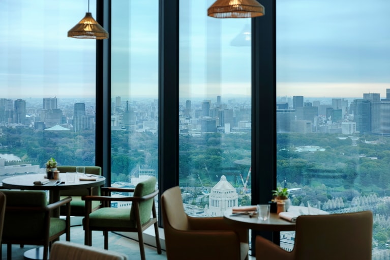 国会議事堂がすぐ近くに。