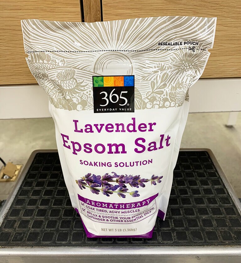 365 ラベンダー エプソムソルト 7.99ドル。