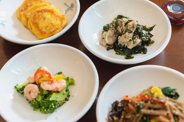 一品料理レベルの充実のおかず。