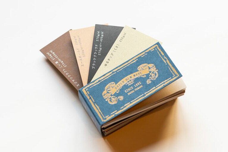 大島さんがアキカウリスマキ監督作品のパンフレットを制作する際に使用している紙。