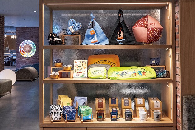 オリジナルグッズが楽しいショップ。