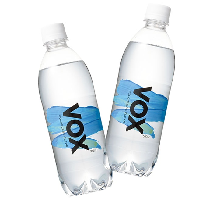 VOX COLORLESS CLEAR 500ml×24本 1,528円／VOX