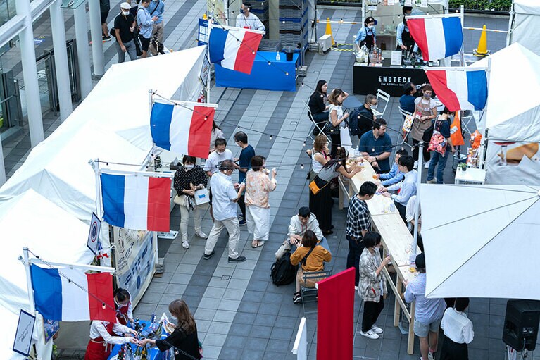昨年の「ル・マルシェ～グランテール」の会場風景。