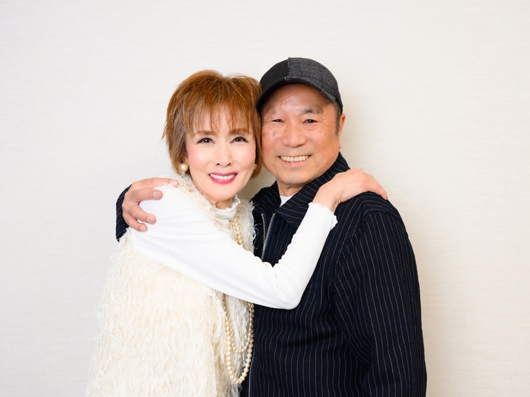 小柳ルミ子さんと近田春夫さん。