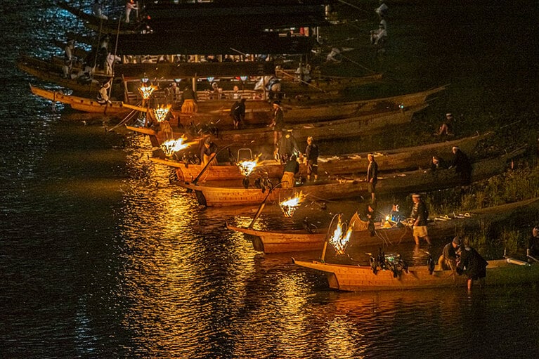 ぎふ長良川鵜飼。