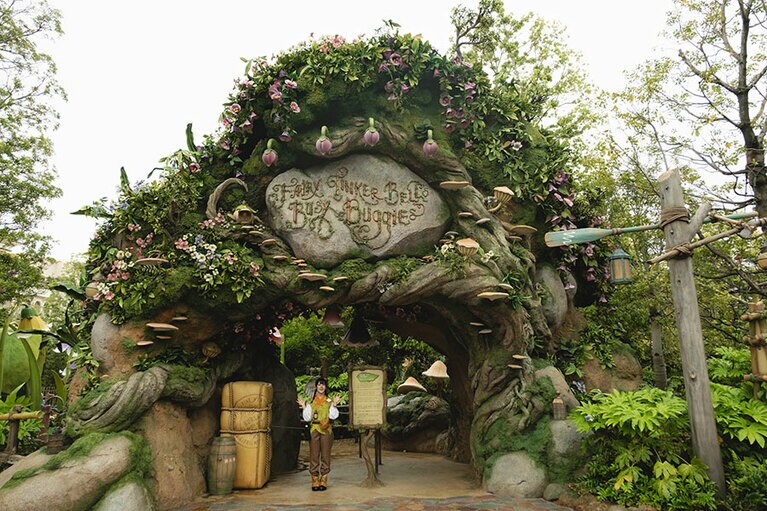 フェアリー・ティンカーベルのビジーバギーではキャストの衣装にも注目！