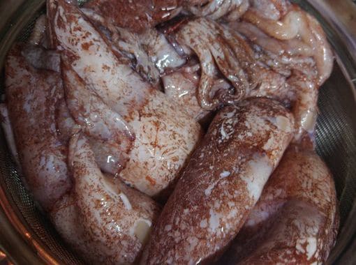 籾山店主が仕入れたのが「ドスイカ」（籾山店主撮影）