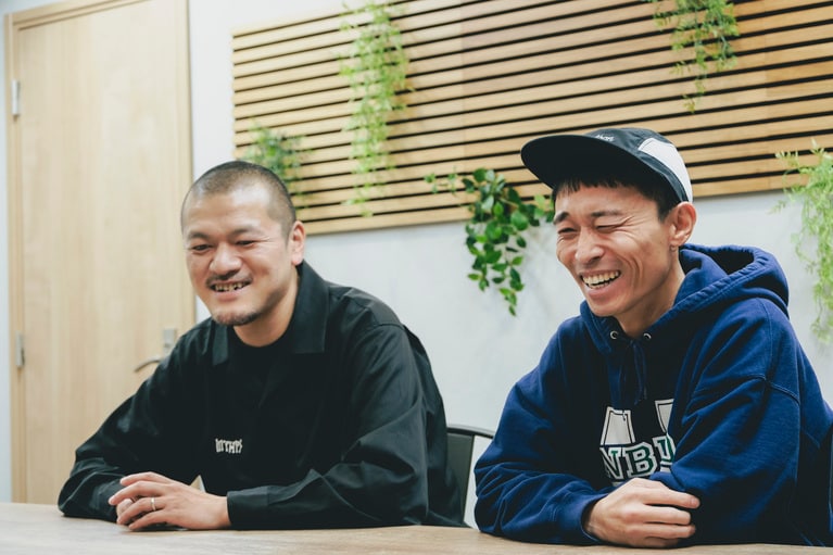 カミナリのおふたり。