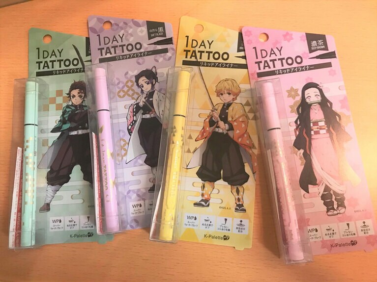 キャラで選ぶも、アイライナーの色で選ぶもよし。一見オモチャっぽい印象に見えるけれど、実は恐ろしいほど落ちない実力が。