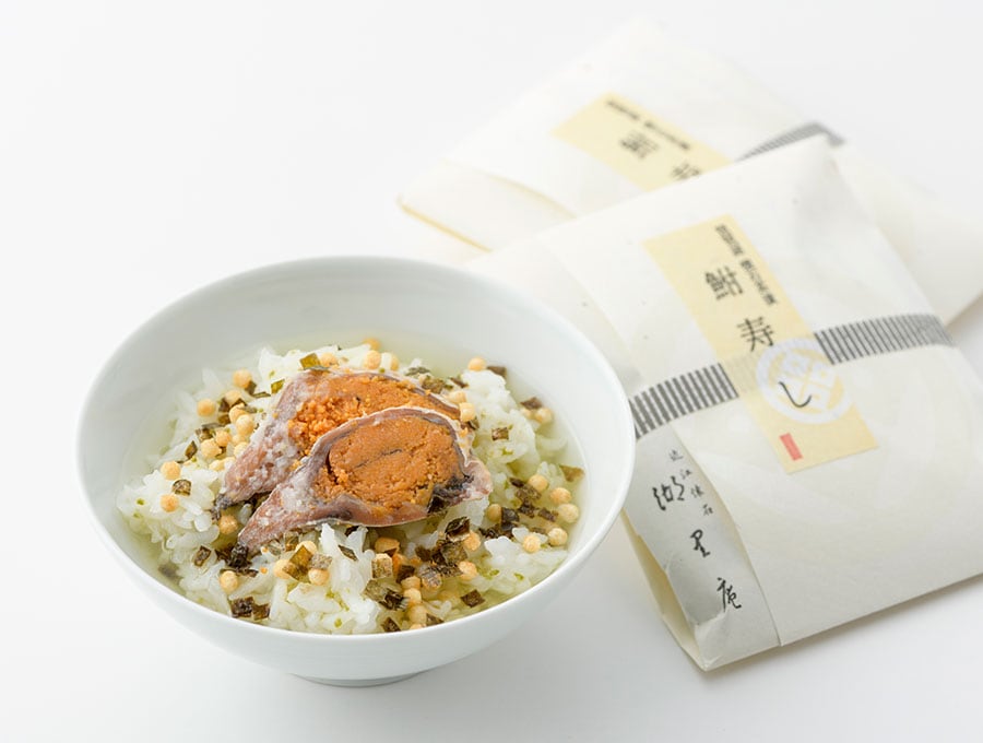魚治「鮒寿し茶漬」2食入り 800円／滋賀県