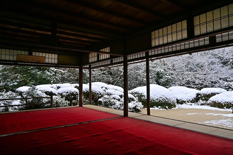【京都府】詩仙堂丈山寺。写真：アフロ