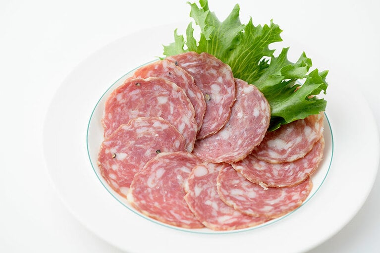 SALAME MANTOVANO 580円(100gあたり、税込)。