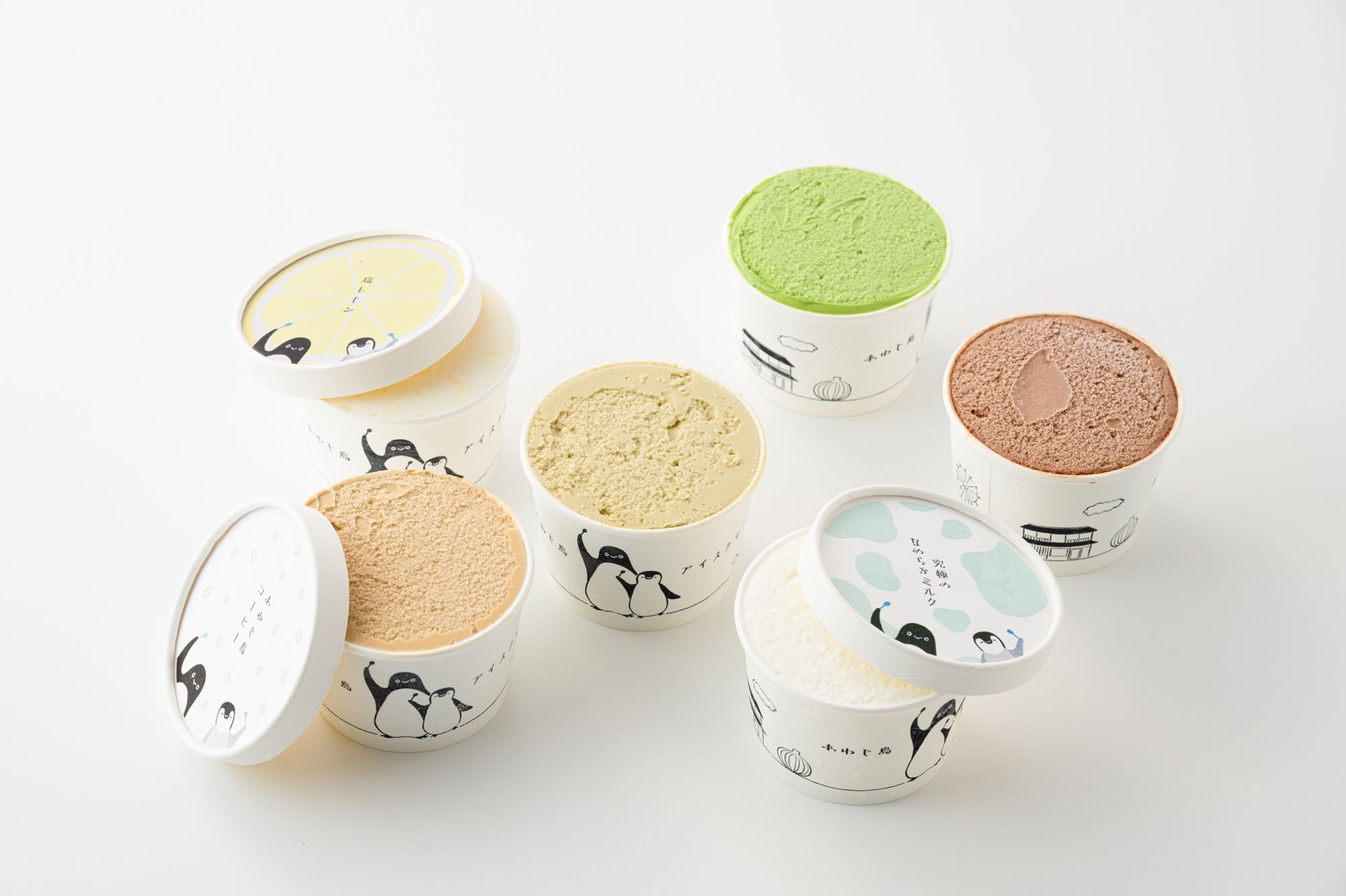 あわじ島アイスクリーム 3,060円（110ml×6個）／あわじ島アイスクリーム