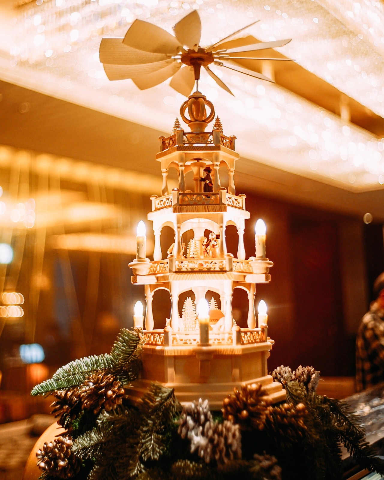 クリスマスピラミッド。