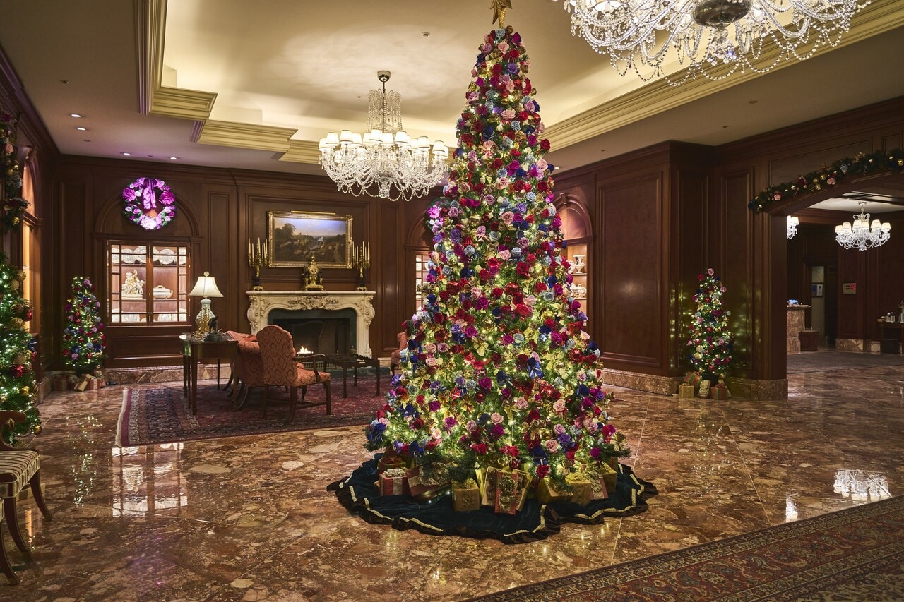 ザ・リッツ・カールトン大阪のクリスマスツリー。