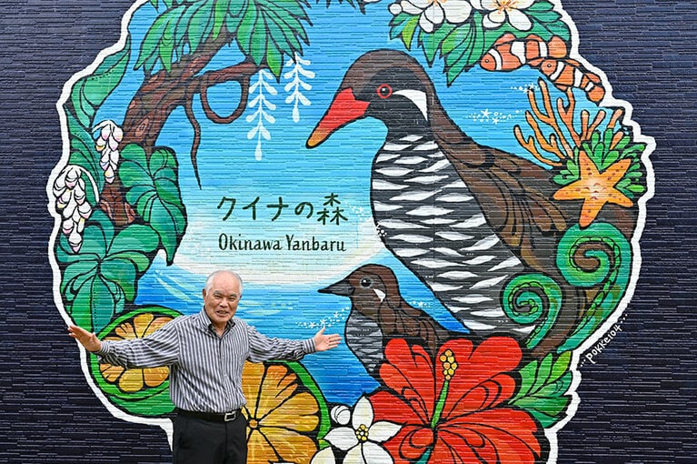 この施設の開設に奮闘した比嘉明男さん。