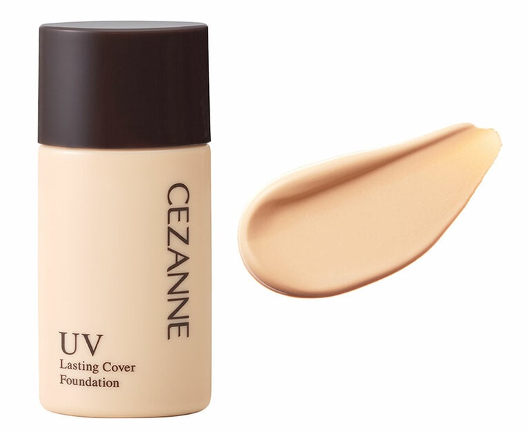 ラスティングカバーファンデーション SPF50+/PA+++ 10 明るいオークル系 748円／セザンヌ