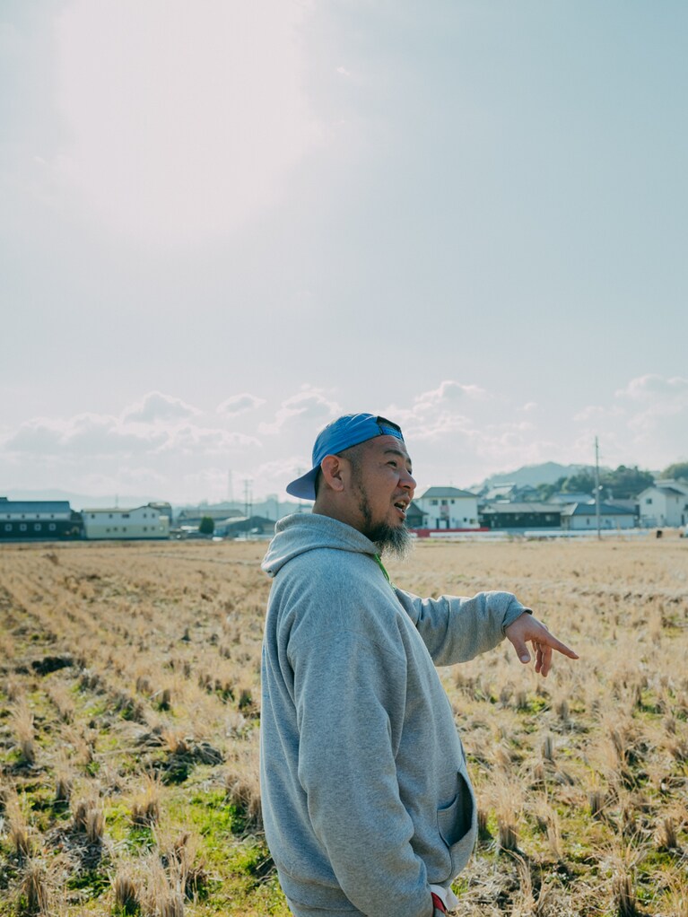 米・朝日「Wacca Farm」伊賀正直さん。（photo：Ayumi Mineoka）