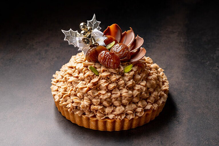 コンラッド東京「ヴィーガンモンブラン」(直径15cm／6,000円)。