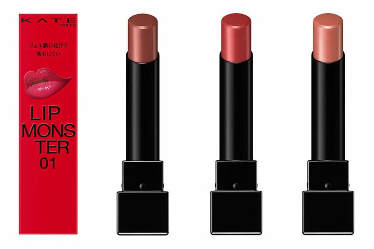 【プチプラコスメ・ザ・ベスト2021〈1〉ケイト リップモンスター】“落ちにくさ”と“発色のよさ”、さらに“潤い感”全部がバランスよく長持ちする優秀リップスティック。ケイト リップモンスター 全11色(うちWeb限定4色) 各1,540円(編集部調べ)／カネボウ化粧品