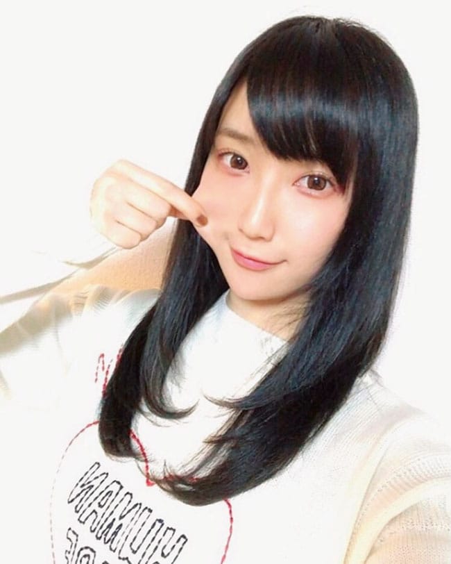 「おじさんが喜びそうなバージョン(笑)。甘さをつくるときは目尻など全て下向きにするのがコツ！」