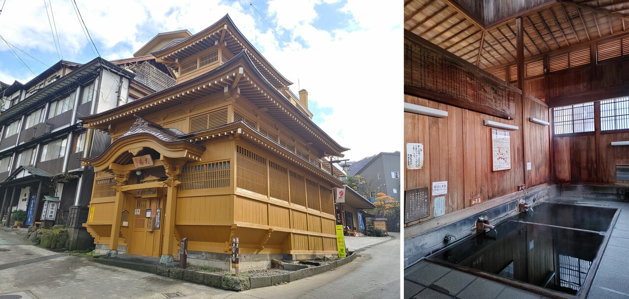 野沢温泉の共同浴場、大湯。