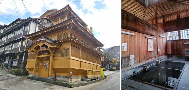 野沢温泉の共同浴場、大湯。